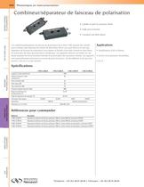 Combineur/séparateur de faisceau de polarisation - 1