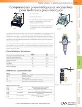 Compresseurs pneumatiques et accessoires pour isolateurs pneumatiques - 1