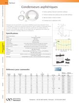 Condenseurs asphériques - 1