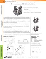 Coupleurs de fibre monomode - 1