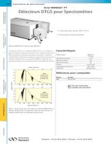 Détecteurs DTGS pour Spectromètres Oriel MIR8025™ FT - 1