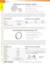 Diffuseur en disque opale - 1