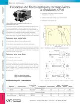 Faisceaux de fibres optiques rectangulaires  à circulaires Oriel - 1