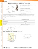 Microlentilles à gradient d'indice - 1