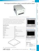 Minispectromètres pour caractérisation laser - 1