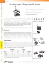 Montage pour filtrage spatial 3 axes - 1