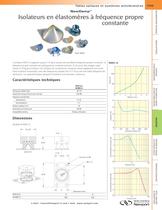 NewDamp™ Isolateurs en élastomères à fréquence propre constante - 1