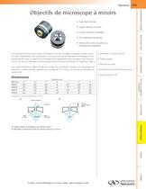 Objectifs de microscope à miroirs - 1