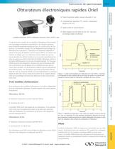 Obturateurs électroniques rapides Oriel - 1