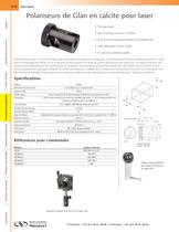 Polariseurs de Glan en calcite pour laser - 1