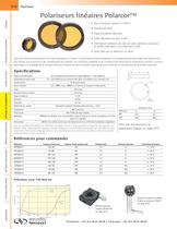 Polariseurs linéaires Polarcor™ - 1