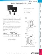 Porte-filtres manuels Oriel - 1