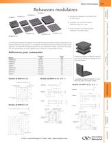 Rehausses modulaires - 1