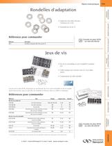 Rondelles d'adaptation, Jeux de vis - 1