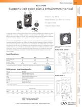 Série HVM Supports trait-point-plan à entraînement vertical - 1