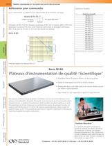 Série M-SG Plateaux d’instrumentation de qualité “Scientifique” - 1