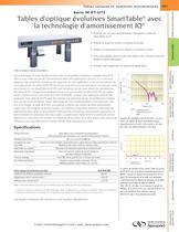 Série M-ST-UT2 Tables d'optique évolutives SmartTable® avec la technologie d'amortissement IQ® - 1