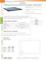 Série M-TD Plateaux d’instrumentation de qualité “Fabrication” - 1