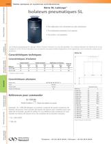 Série SL LabLegs™ Isolateurs pneumatiques SL - 1