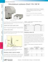 Simulateurs solaires Oriel 150–300W - 1