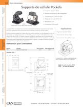 Supports de cellule Pockels - 1