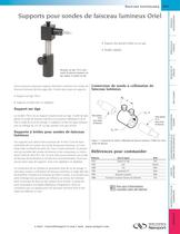 Supports pour sondes de faisceau lumineux Oriel - 1