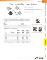 Trous sources laser haute énergie - 1