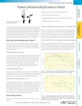 Tubes photomultiplicateurs Oriel - 1