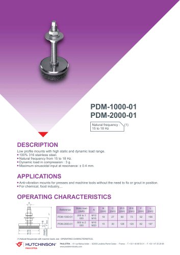 PDM-1000-01 / PDM-2000-01