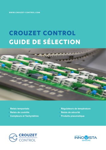 CROUZET CONTROL GUIDE DE SÉLECTION