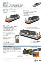 Caissons à vide compacts et légers, Série CVGL - 7