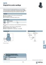 Dispositif De Contre-Soufflage, Série MS - 1