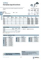 Flat Suction Cups Ø 6 To 50 Mm, VPU Series