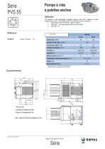 Pompe À Vide À Palettes Sèches, Série PVS - 13