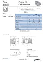 Pompe À Vide À Palettes Sèches, Série PVS - 5