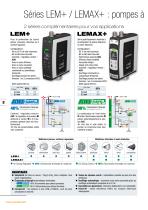 POMPES À VIDE COMPACTES HAUTS DÉBITS Séries LEM+ et LEMAX+ - 2