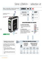 POMPES À VIDE COMPACTES HAUTS DÉBITS Séries LEM+ et LEMAX+ - 8