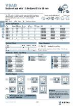 Suction Cups With 1.5 Bellows Ø 5 To 50 Mm, VSAB Series