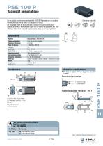Vacuostat Pneumatique, Série PSE100P - 1