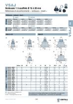 Ventouses 1.5 Soufflets Ø 15 À 30 Mm, Série VSAJ - 2