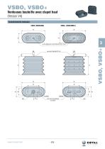 Ventouses Bouteille, Séries VSBO, VSBO+ - 4