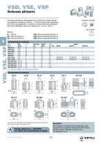 Ventouses Patisserie, Série VSD - VSE - VSP - 1