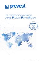 Prevost Piping System - Le réseau d'air comprimé 100% aluminium - Certifications