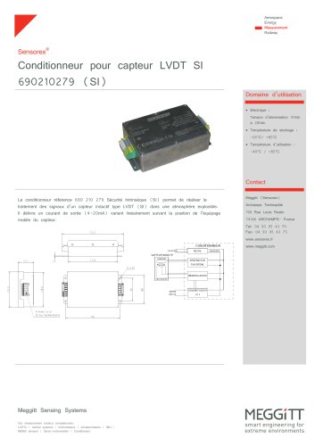 Conditionneur LVDT 690 210 279 ATEX