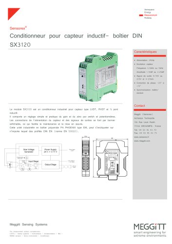 Conditionneur LVDT SX3120