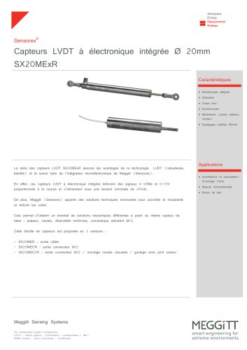 LVDT DC/DC SX20MER