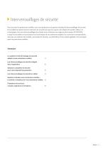 Interverrouillages de sécurité - 3