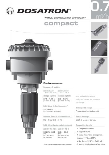 Gamme D07 - COMPACT