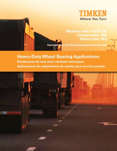 Heavy Duty Wheel Bearing Applications