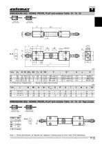 VÉRIN A PISTON OVALE - FIXATION INTEGRÉES - 4